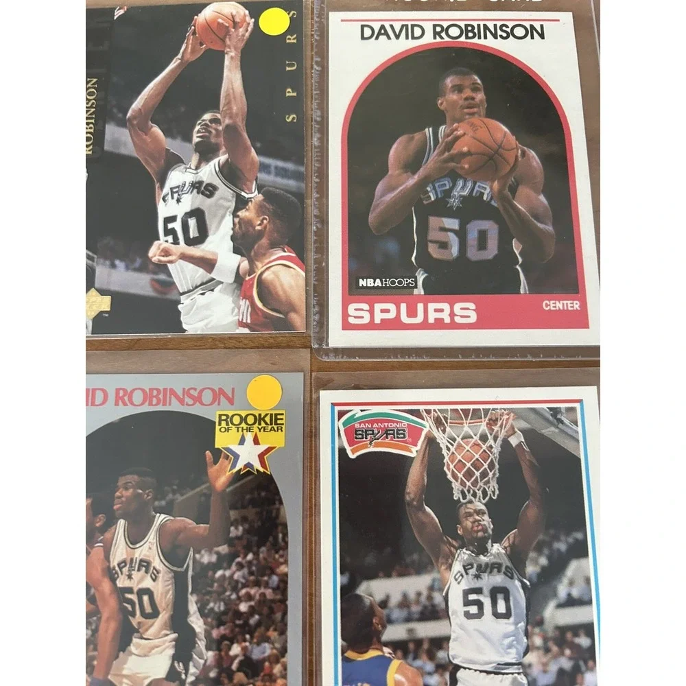 Varied Lot of 15 Basketball Cards David Robinson San Antonio Spurs (Z2)